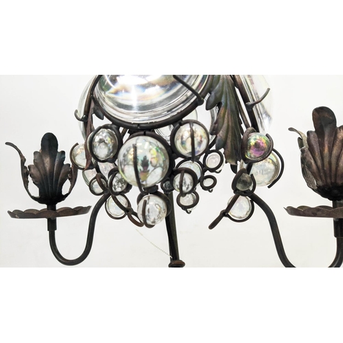 335 - ATTRIBUTED TO MARK BRAZIER JONES SERA TABLE LAMPS, 77cm H. (2)