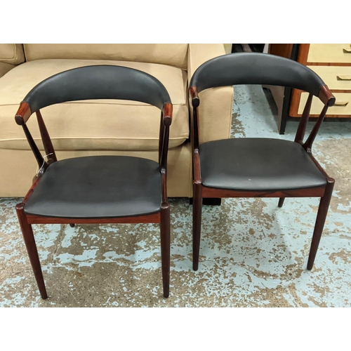 419 - ATTRIBUTED TO BRDR ANDERSENS MØBELFABRIK COW HORN CHAIRS, a pair, by Johannes Andersen, 73cm H. (2)