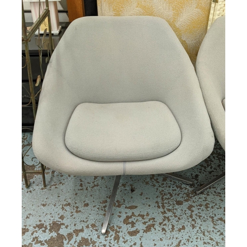 420 - ALLERMUR OPEN LOUNGE CHAIRS, a set of four, by Pearson Lloyd, 71cm x 71cm x 77cm. (4)