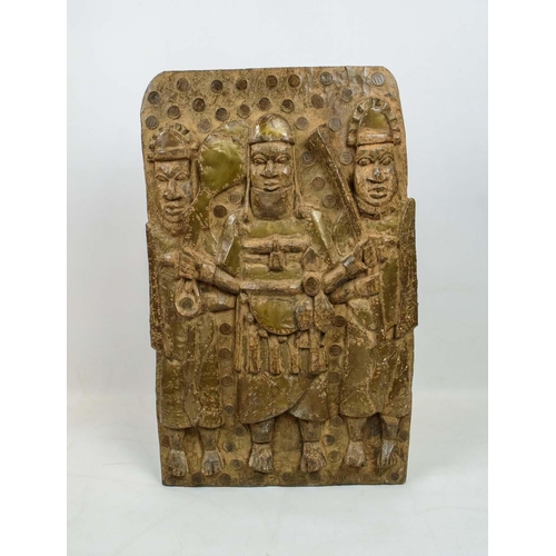 16 - IFEE DOOR FROM OBA KINGDOM, 36cm W x 83cm H, Nigeria.