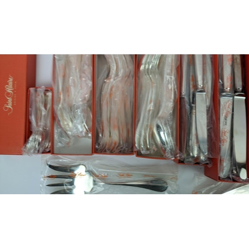 3 - SAINT HILAIRE CANTEEN OF CUTLERY, silver plated, made in Paris, comprising twelve knives, twelve for... 