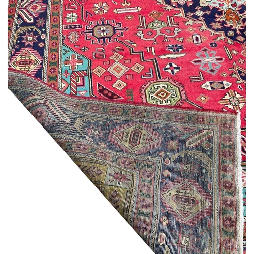 93 - PERSIAN TABRIZ CARPET, 406cm x 300cm.