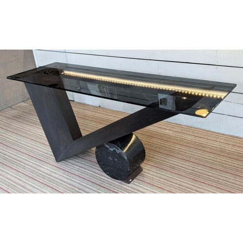 330 - CATTELAN ITALIA VALENTINO CONSOLE TABLE BY EMANUELE ZENERE, 160cm x 50cm x 74cm.