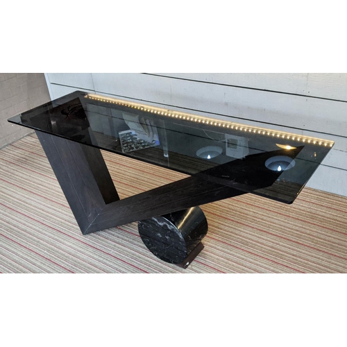 330 - CATTELAN ITALIA VALENTINO CONSOLE TABLE BY EMANUELE ZENERE, 160cm x 50cm x 74cm.