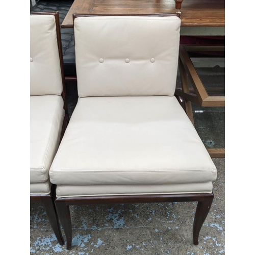 395 - STUDIO A WILSON CHAIRS, a pair, 56cm W. (2)