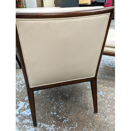 395 - STUDIO A WILSON CHAIRS, a pair, 56cm W. (2)