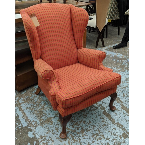 406 - HOLLAND & SHERRY ARMCHAIR, 75cm x 80cm x 100cm, upholstered in 100% wool fabric by Sequana for Holla... 