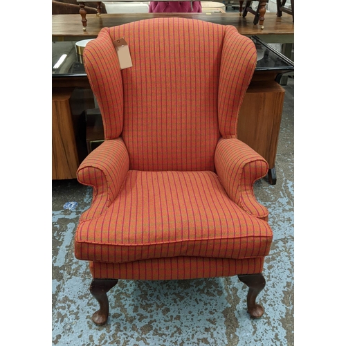 406 - HOLLAND & SHERRY ARMCHAIR, 75cm x 80cm x 100cm, upholstered in 100% wool fabric by Sequana for Holla... 