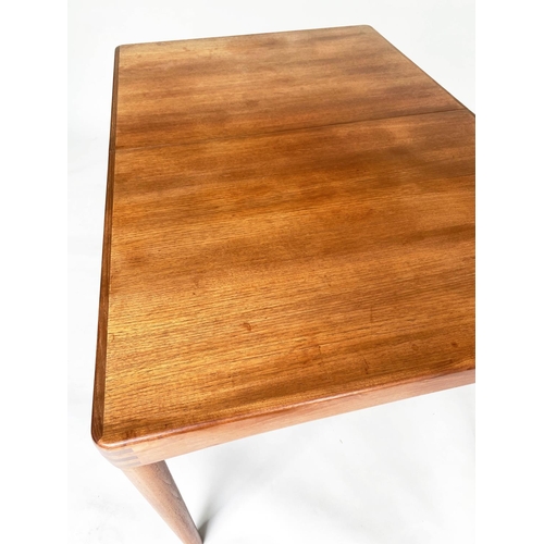 360 - BRAMIN DINING TABLE, by HW Klein, Danish teak with additional leaf (en suite with previous lot), 195... 