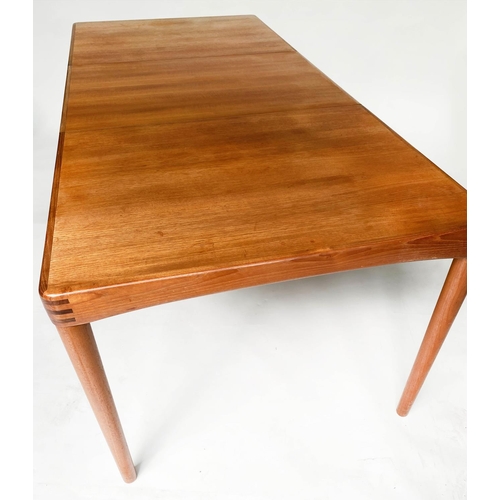 360 - BRAMIN DINING TABLE, by HW Klein, Danish teak with additional leaf (en suite with previous lot), 195... 