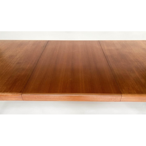 360 - BRAMIN DINING TABLE, by HW Klein, Danish teak with additional leaf (en suite with previous lot), 195... 