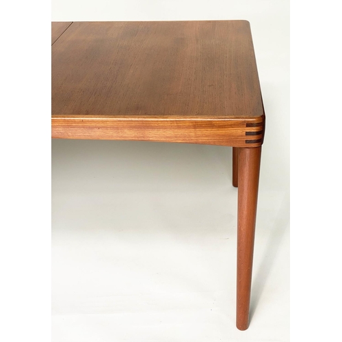 360 - BRAMIN DINING TABLE, by HW Klein, Danish teak with additional leaf (en suite with previous lot), 195... 