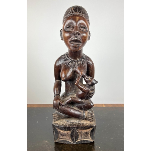 12 - MATERNITY LUBA STATUE, 62cm H.