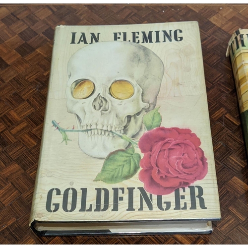 19 - IAN FLEMING (1908-1964) 'Man With The Golden Gun' 1965, Jonathan Cape and 'Goldfinger', third impres... 