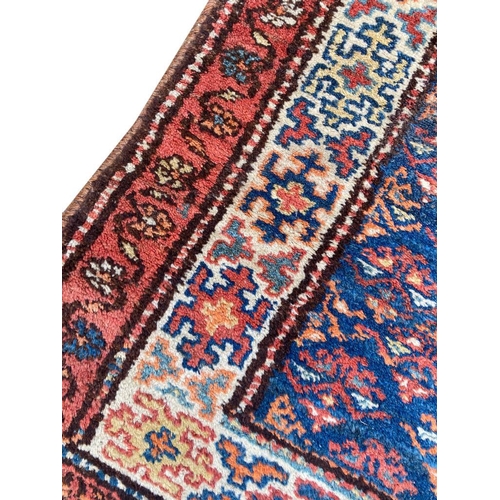 74 - ANTIQUE KURDISH RUNNER, 290cm x 100cm.