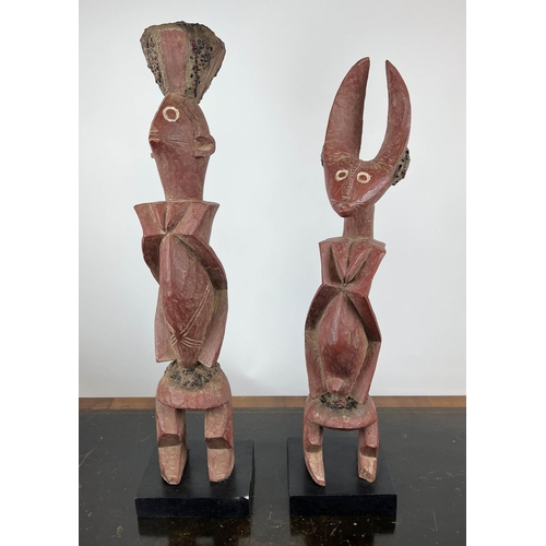 8 - CHAMBA MUMYE, a pair, Nigeria. 73cm H (2)