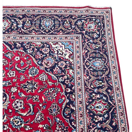 78 - PERSIAN KASHAN CARPET, 300cm x 200cm.