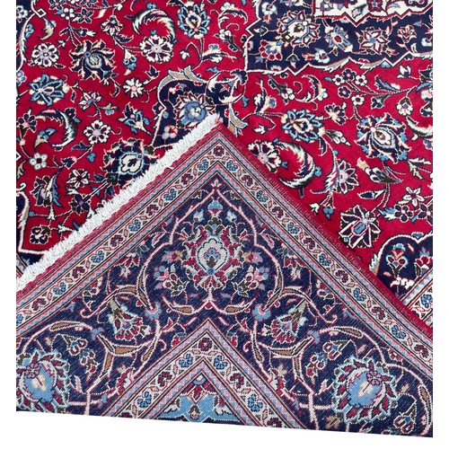 78 - PERSIAN KASHAN CARPET, 300cm x 200cm.