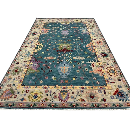 74 - CONTEMPORARY OUSHAK CARPET, 305cm x 201cm.