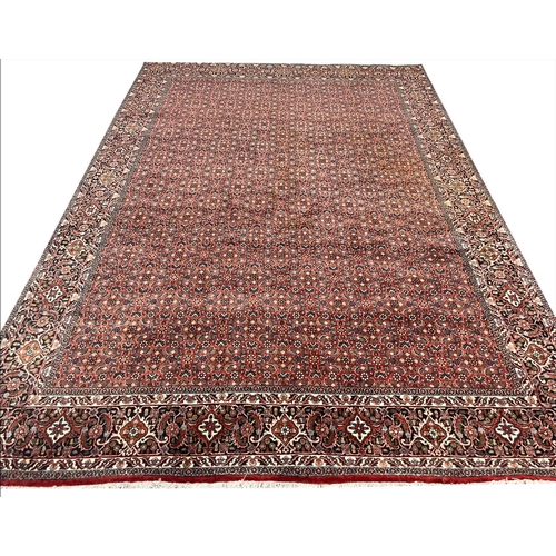 69 - PERSIAN MAHI DESIGN CARPET, 295cm x 200cm.