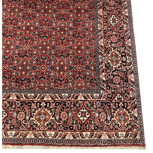 69 - PERSIAN MAHI DESIGN CARPET, 295cm x 200cm.