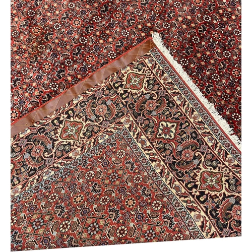 69 - PERSIAN MAHI DESIGN CARPET, 295cm x 200cm.