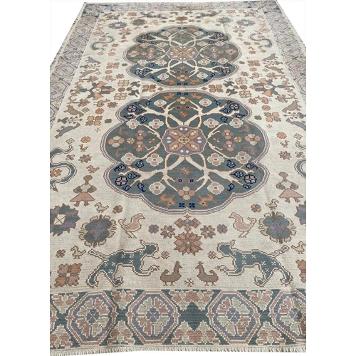 65 - PORTUGUESE CARPET, 290cm x 190cm.