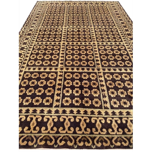 72 - TIBETAN MEDITATION RUG, 245cm x 160cm.