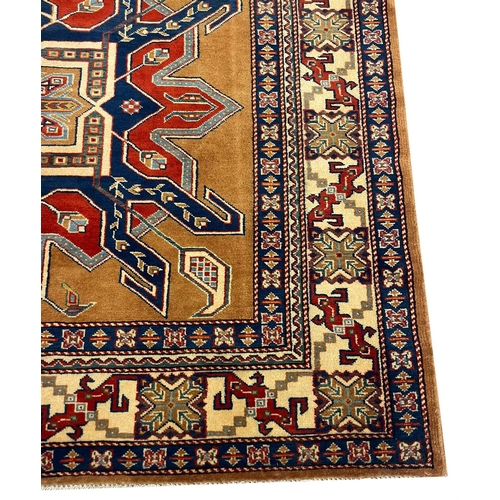 73 - KAZAK RUG, 211cm x 148cm.