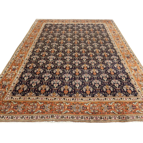 116 - FINE PERSIAN ROYAL ZILE SULTAN DESIGN TABRIZ CARPET, 390cm x 300cm.