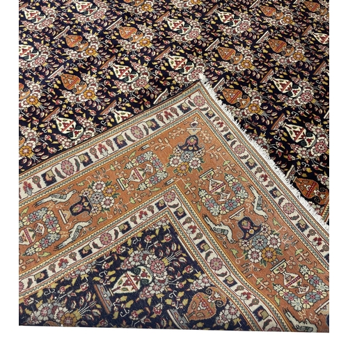 116 - FINE PERSIAN ROYAL ZILE SULTAN DESIGN TABRIZ CARPET, 390cm x 300cm.