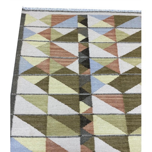 119 - FINE SWEDISH DESIGN KILIM, 304cm x 194cm.