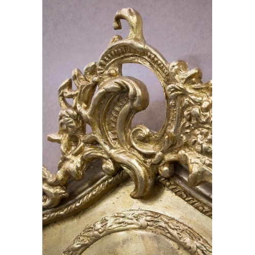 202 - PIER MIRRORS, 178cm H x 53cm W, a pair, Belle Epoque style, gilt framed with narrow plates. (2)