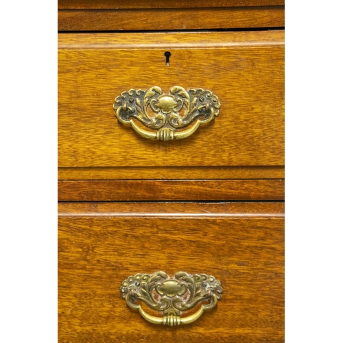 285 - CHEST, 140cm H x 123cm x 48cm, Edwardian mahogany, circa 1910, containing six drawers.