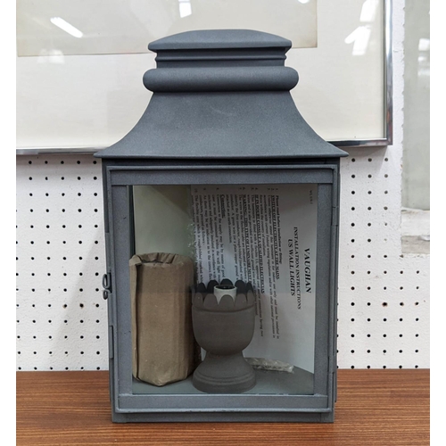 314 - VAUGHAN VALENCAY WALL LANTERN, 22cm x 14cm x 38cm.