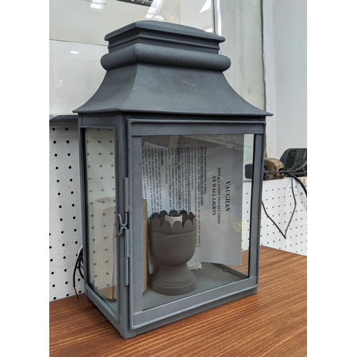 314 - VAUGHAN VALENCAY WALL LANTERN, 22cm x 14cm x 38cm.