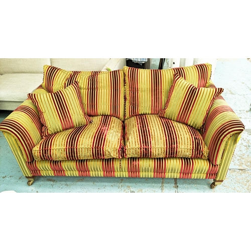 327 - SOFA, 185cm W, upholstered in Zoffany Rossini fabric.