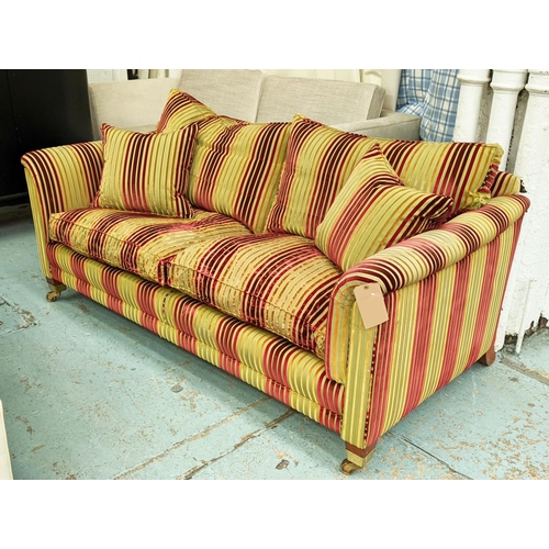 327 - SOFA, 185cm W, upholstered in Zoffany Rossini fabric.