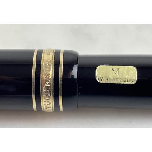 7 - MONT BLANC MEISTERSTUCK 146 FOUNTAIN PEN, 4810 585, 14k gold nib, black resin.