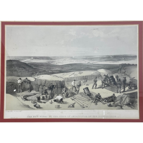 70 - TINTED LITHOGRAPHS OF THE CRIMEAN WAR, a set of seven, uniformly mounted and framed taken from 'the ... 