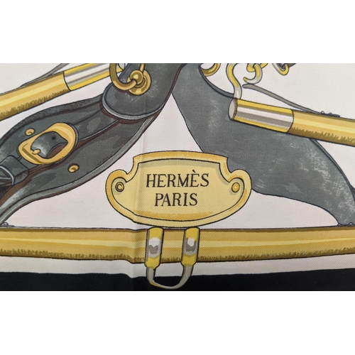 33 - VINTAGE HERMÈS 'AVENUE DES ACACIAS' SILK SCARF, designed in 1964 by Philippe Ledoux, 90cm x 90cm.