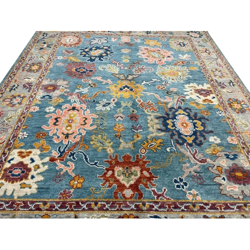 59 - CONTEMPORARY OUSHAK CARPET, 301cm x 240cm.