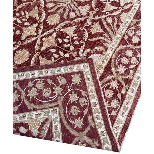 65 - FINE AGRA DESIGN CARPET, 310cm x 250cm.