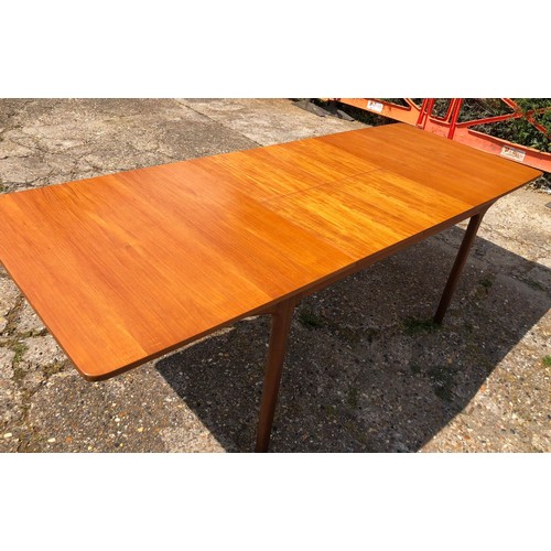 370 - MACINTOSH DINING TABLE, vintage mahogany extendable with two leaves, 159cm x 89cm x 74cm, at smalles... 