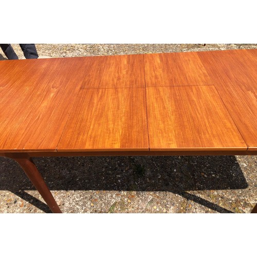 370 - MACINTOSH DINING TABLE, vintage mahogany extendable with two leaves, 159cm x 89cm x 74cm, at smalles... 