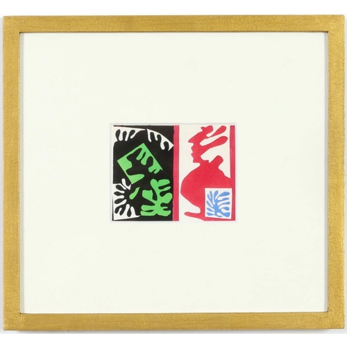 63 - HENRI MATISSE, a set of ten rare pochoir after the decoupage in an edition of 1000 published in Parr... 