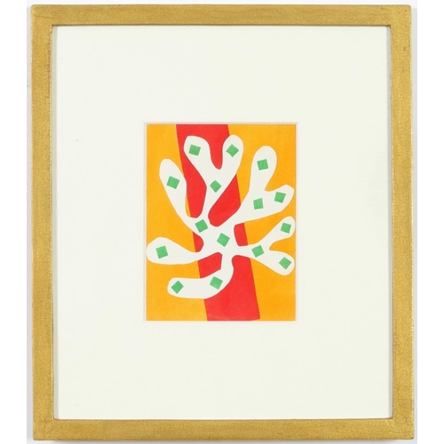 63 - HENRI MATISSE, a set of ten rare pochoir after the decoupage in an edition of 1000 published in Parr... 