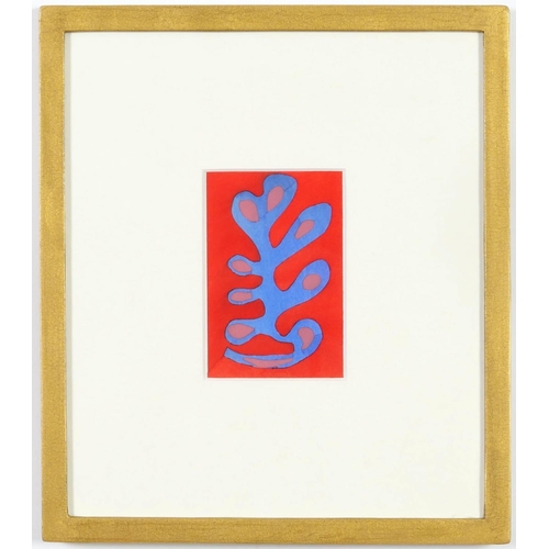 63 - HENRI MATISSE, a set of ten rare pochoir after the decoupage in an edition of 1000 published in Parr... 