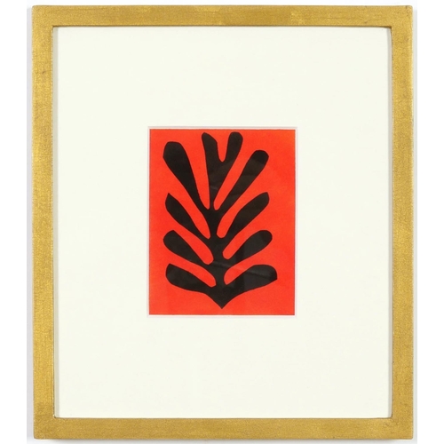 63 - HENRI MATISSE, a set of ten rare pochoir after the decoupage in an edition of 1000 published in Parr... 