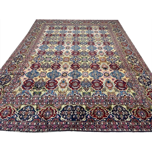 82 - FINE PERSIAN ROYAL TEHRAN DESIGN CARPET, 390cm x 290cm.